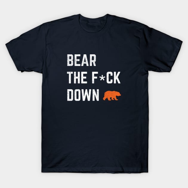 Bear the F*ck Down T-Shirt by BodinStreet